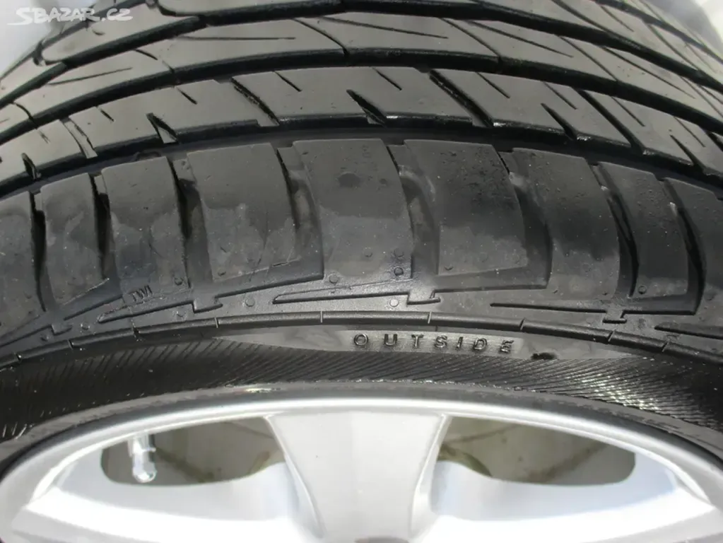 ALU kola 4x100 6,5x15 ET37 s pneu 205/55 R15 - 6