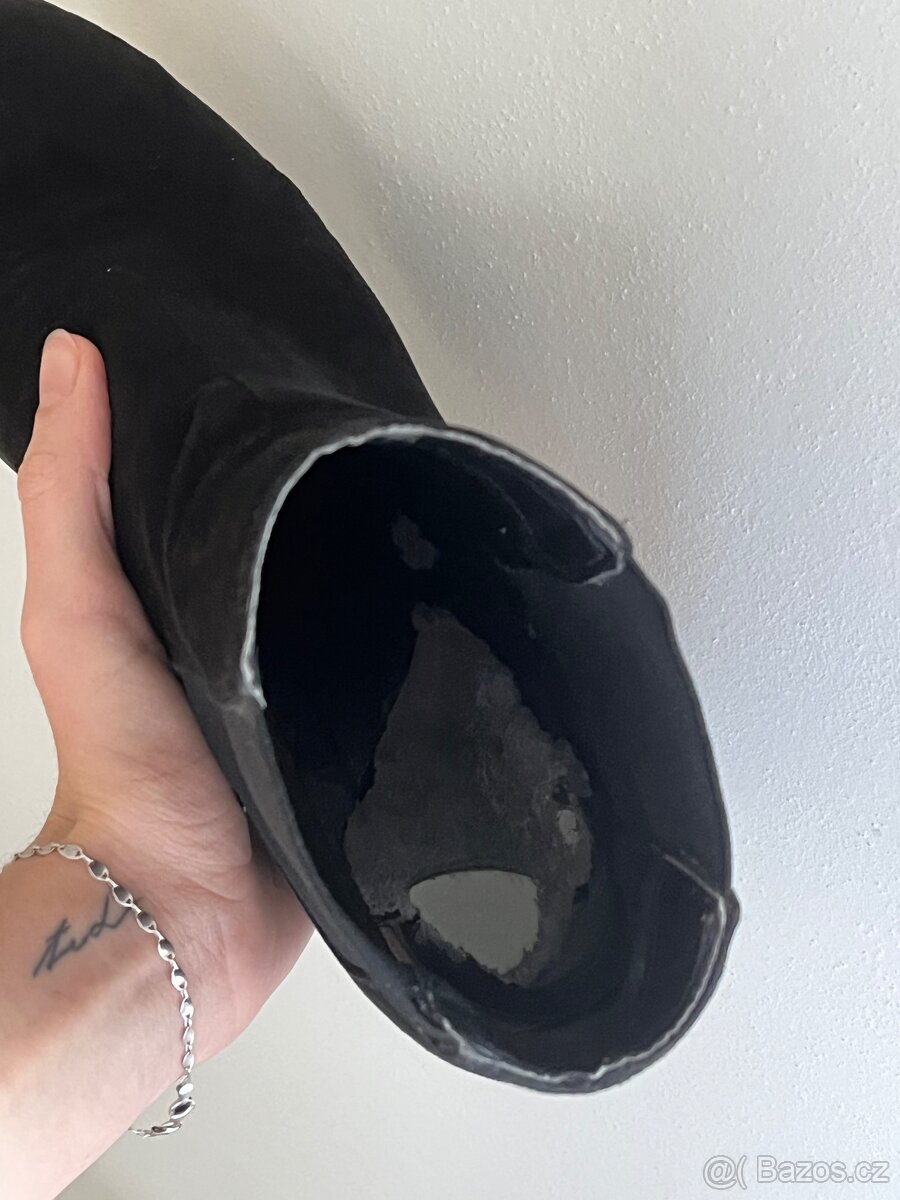 Dámské kotníkové boty na podpatku za odnos, vel. 41 - 6