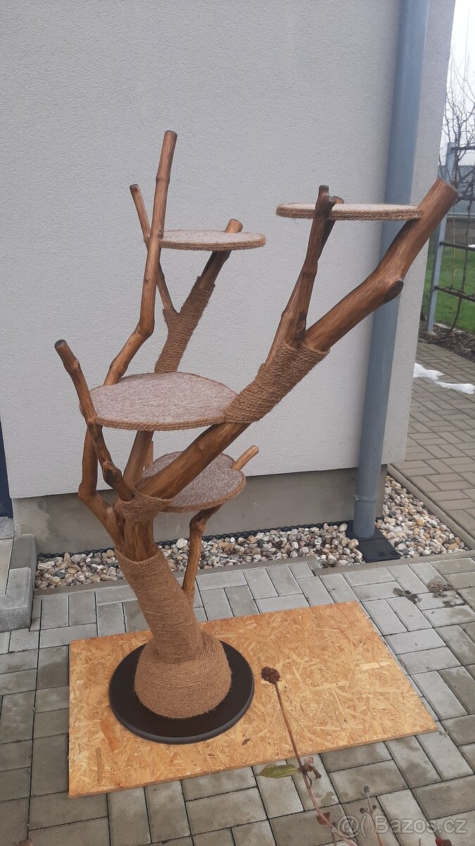 Kocici strom - škrabadlo pro kocky - 6