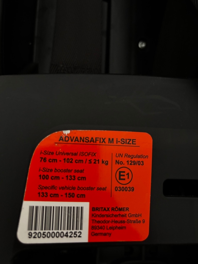 Autosedačka Britax Romer ADVANSAFIX M i-SIZE - 6