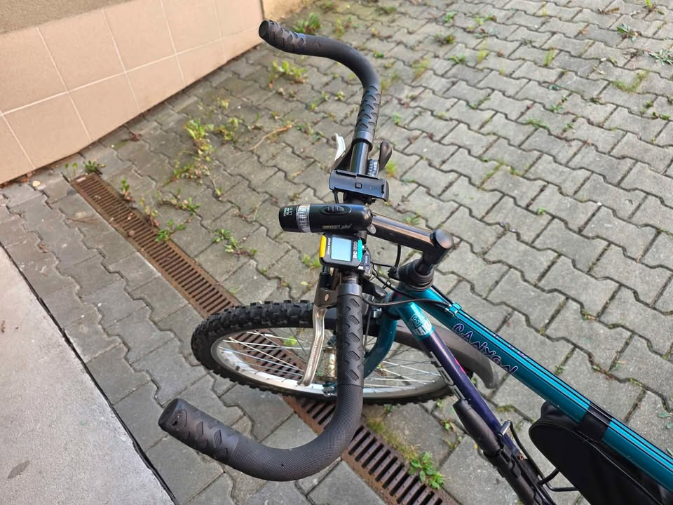 Pánské kolo Trekking Fox Canyon - modro zelené - 6