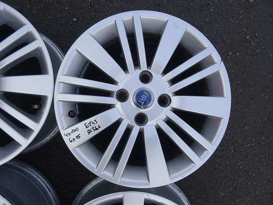 Alu disky origo Fiat, 15", 4x100, ET 43, šířka 6J - 6