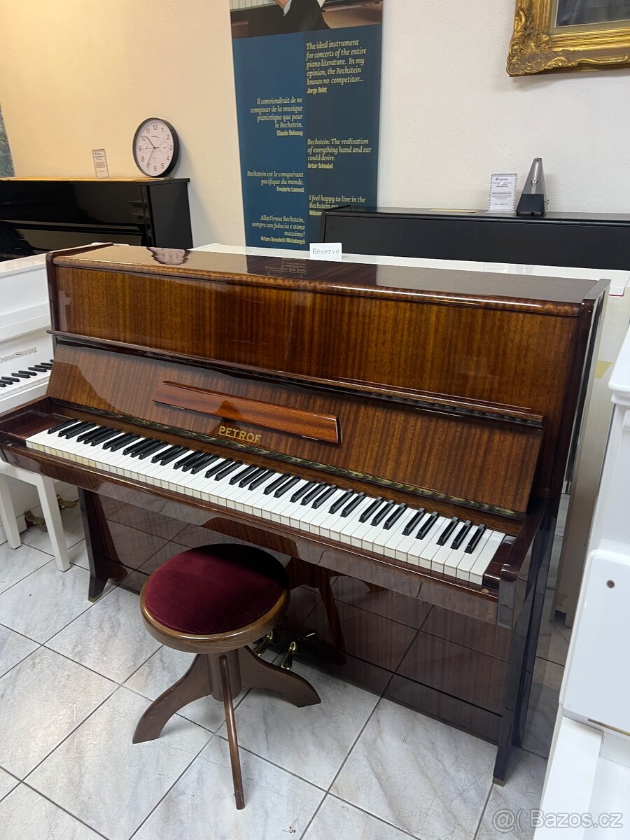 Pianino Petrof K114 se zárukou a doprava zdarma. - 6