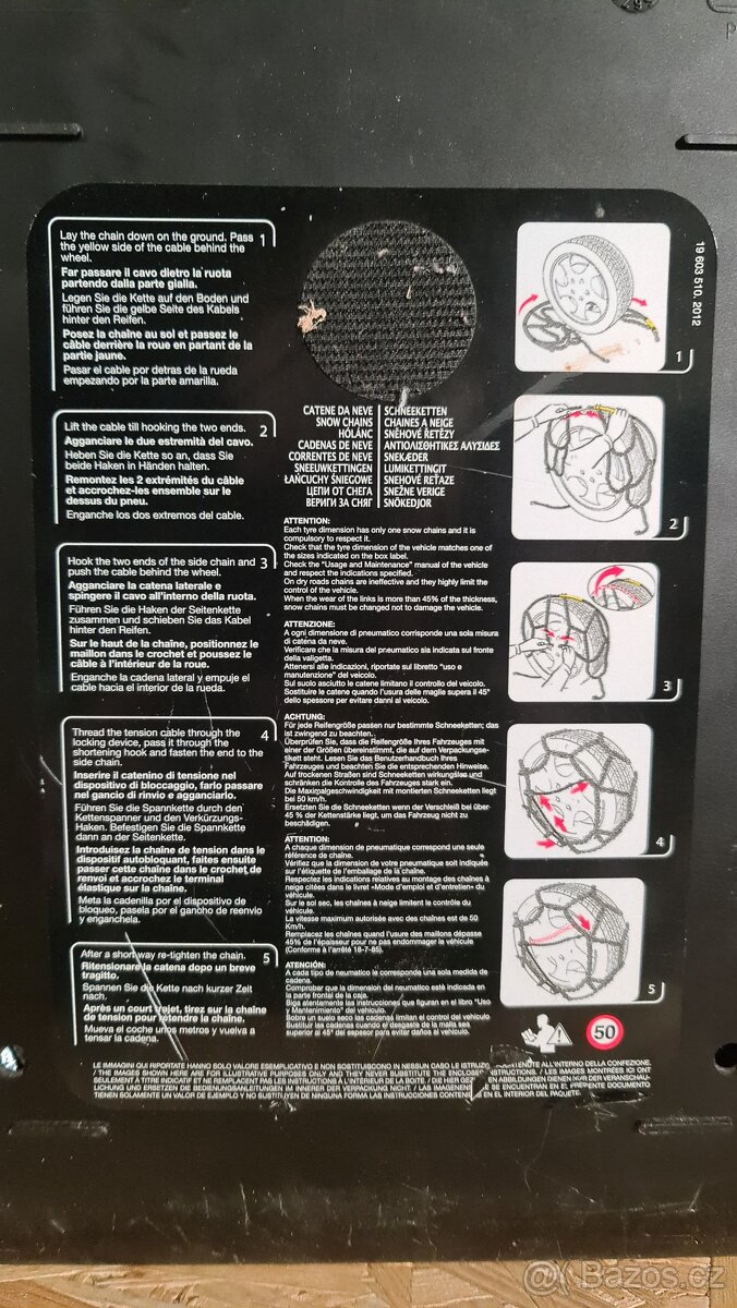 Sněhové řetězy Thule XB-16 NEPOUŽITÉ - 6