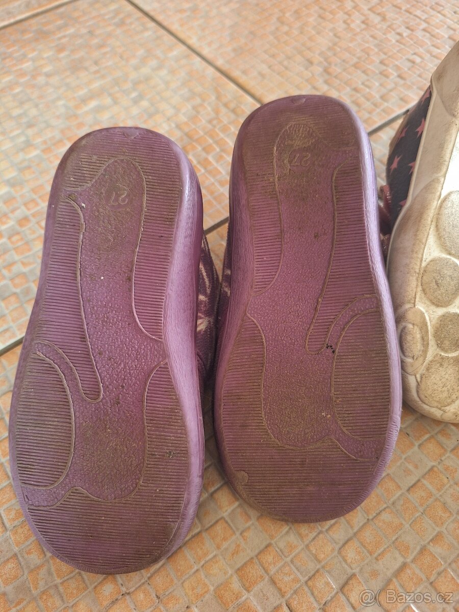 Bačkory a plátěné boty vel. 26, 27 - 6