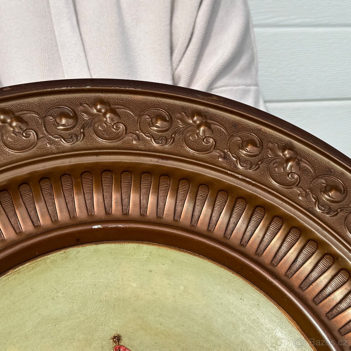 2ze 2 Johannes Maresch nádherný talíř měděná montáž Přistav - 6