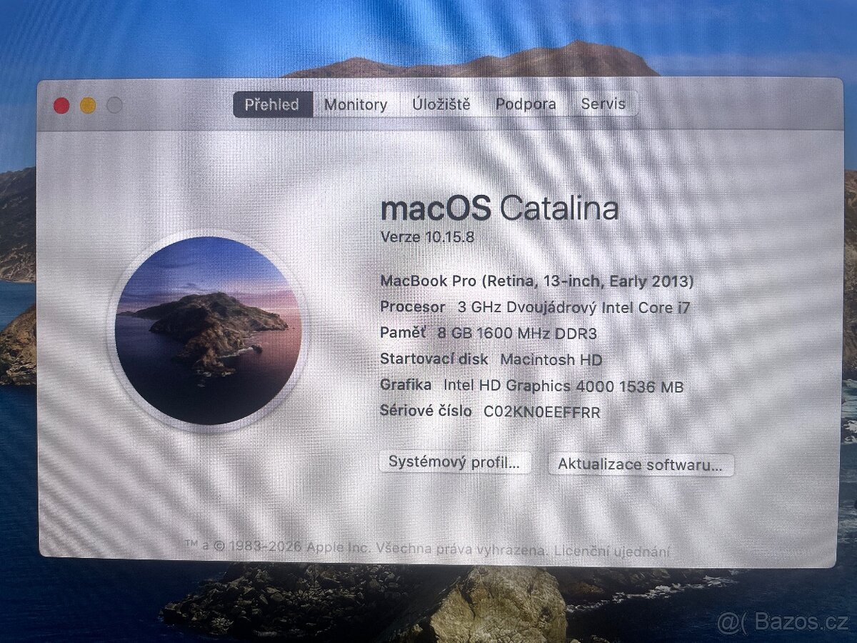 Macbook Pro 13, 2013, 750GB+256GB - 6