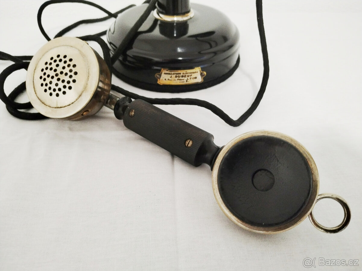 starožitný telefon Dunyach et Leclerc - 6