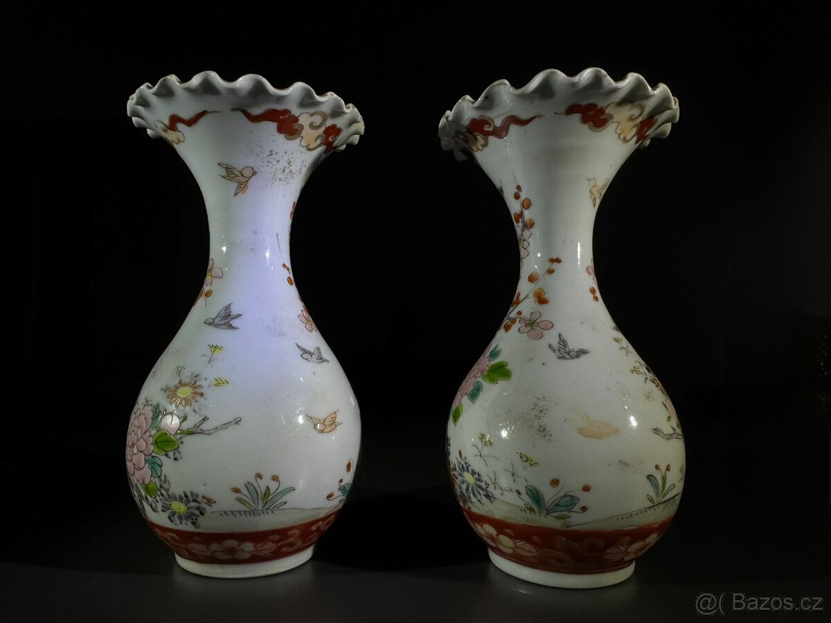 Párové vázičky Imary Japonsko 1920 -1950 - 6