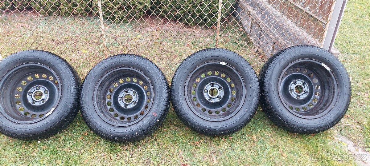 Škoda, Volkswagen zimní kola R15, 5x112 Dunlop Winter Sport - 6