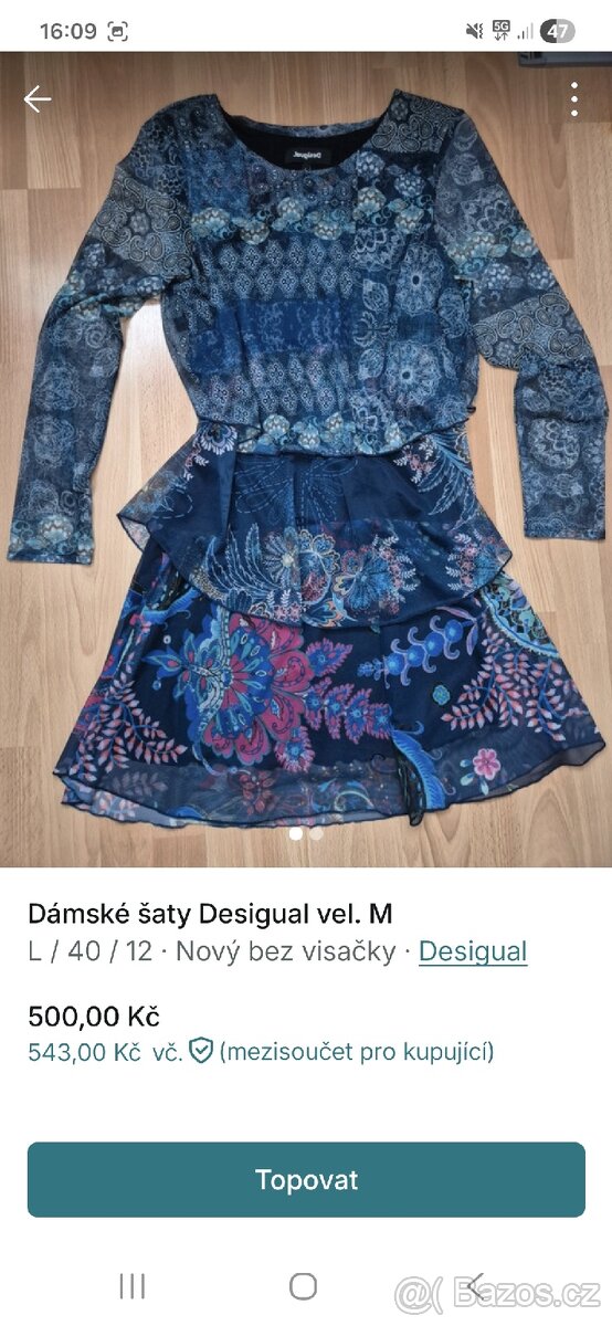 Dámské šaty Desigual vel. M a L - 6