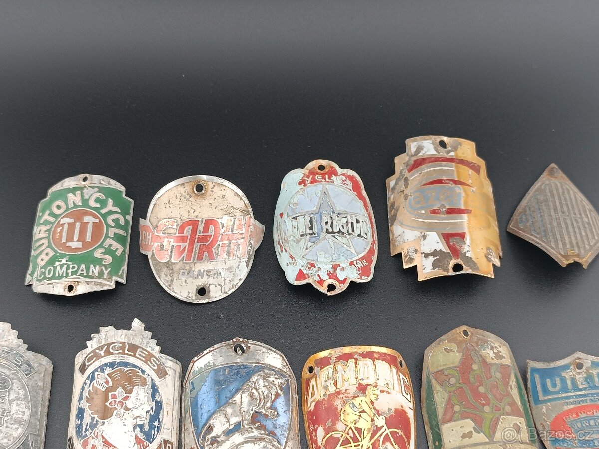 Štítky na staré kola - 21Ks - 6