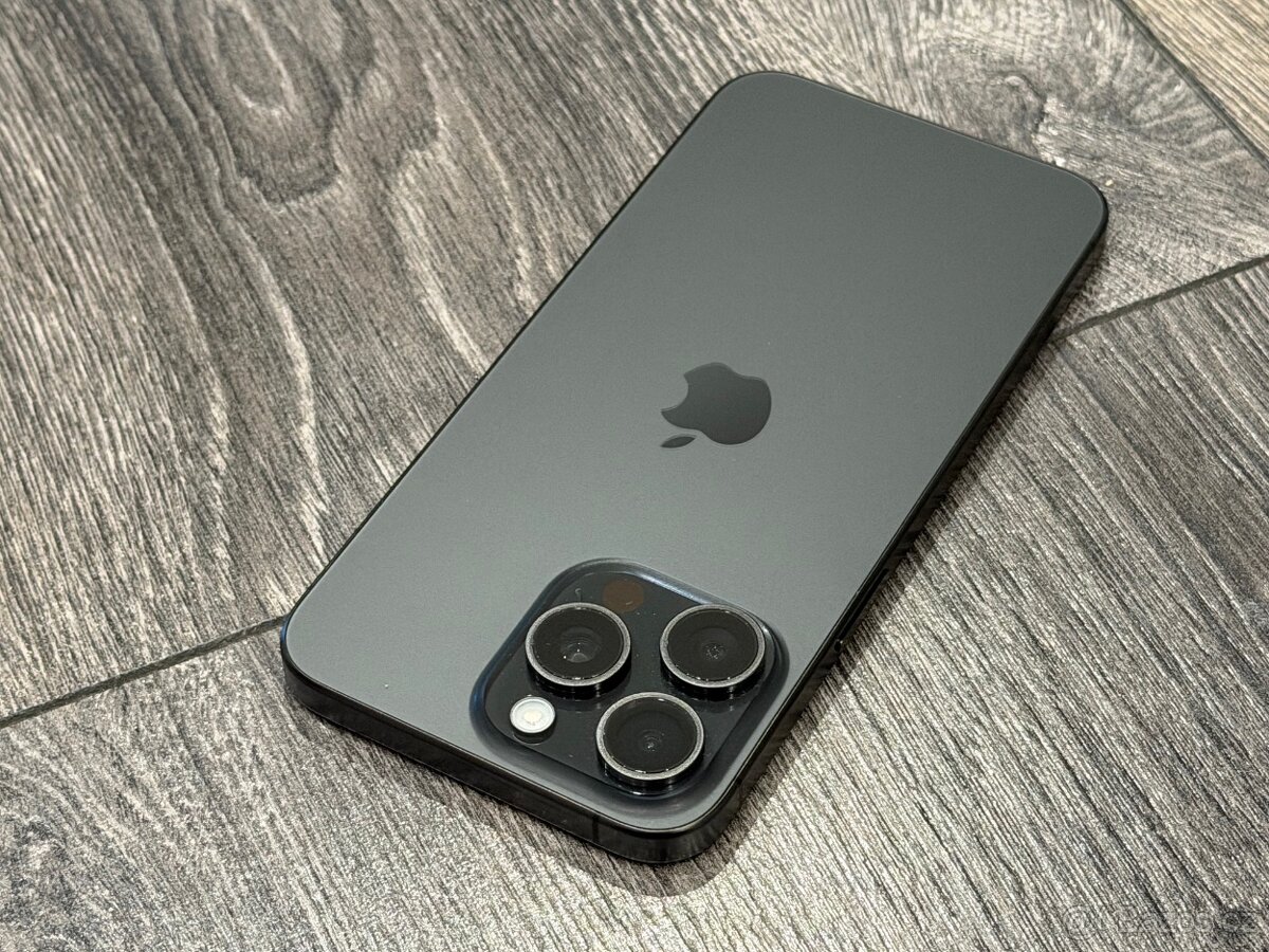 Apple iPhone 15 PRO MAX 512GB černý - TOP STAV - 6