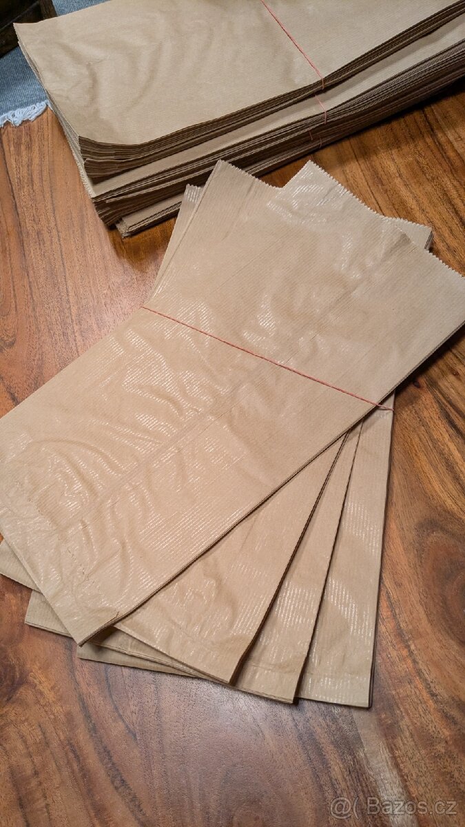 Papírové sáčky velikost M L - 6