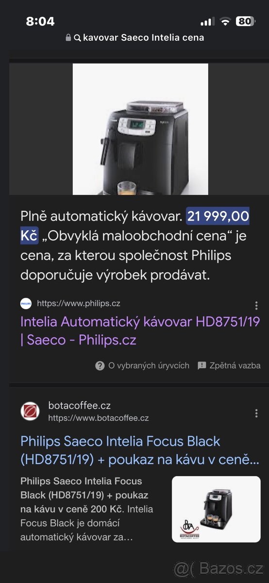 Kávovar Saeco Intelia - Philips - 6
