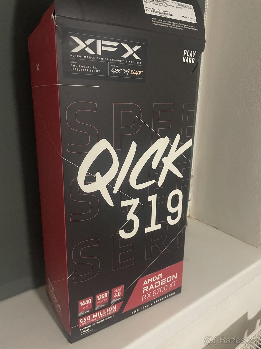 Grafická karta xfx Speedster Radeon rx 6700 xt 12gb - 6