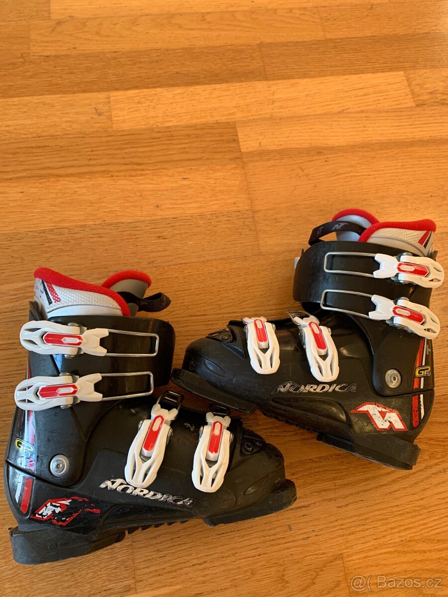 Lyže Volkl 100cm, Lyžaky 21,5cm - 6