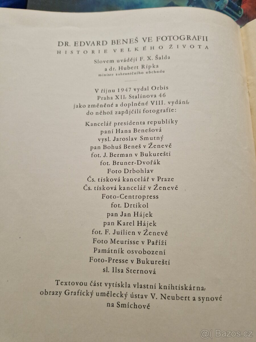 Obraz E. Beneš + dárek - 6