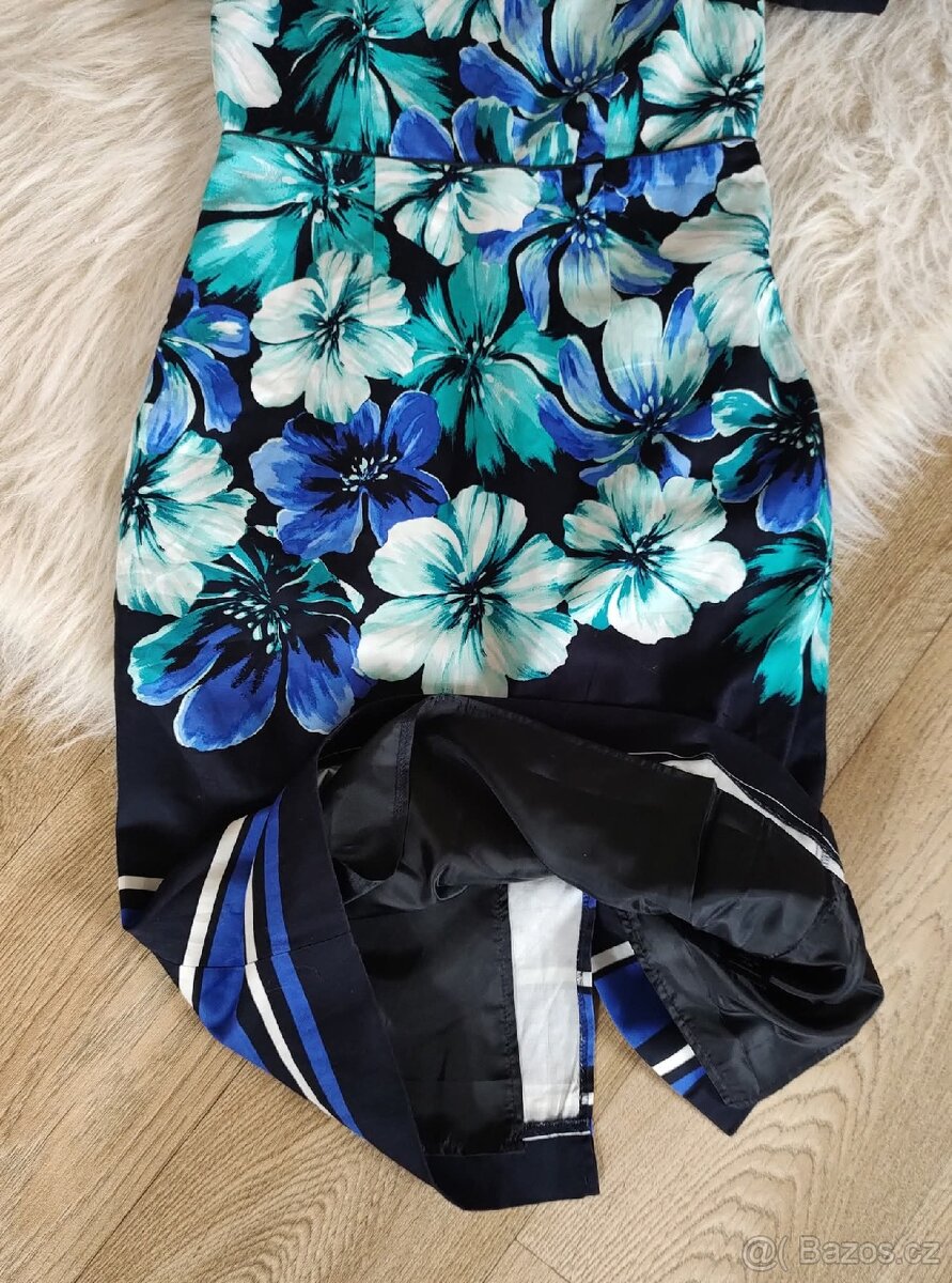 Šaty s květy - XS - 6