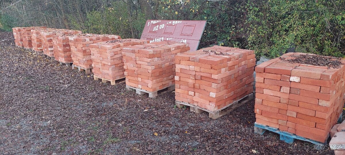 Cihlová dlažba parketa staré cihly - 6