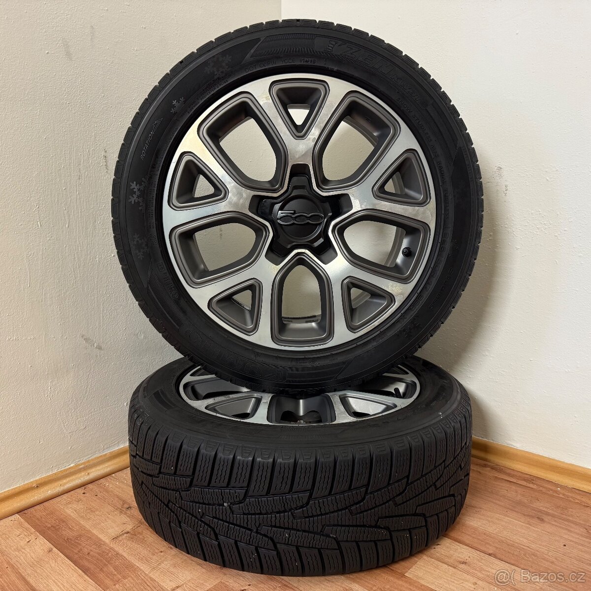 FIAT 500X 5x110 R17 ET40+ZIMNÍ 225/50R17 7,5/7mm - 6