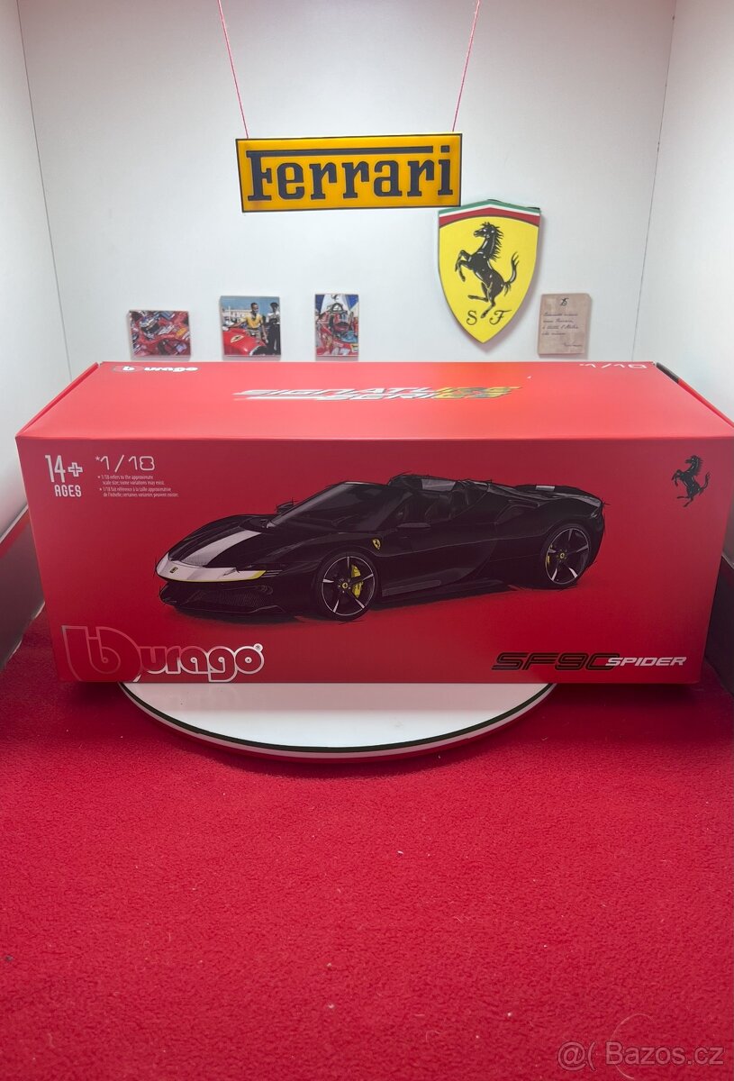 Ferrari SF90 Spider Assetto Fiorano 1:18 Bburago Signature - 6