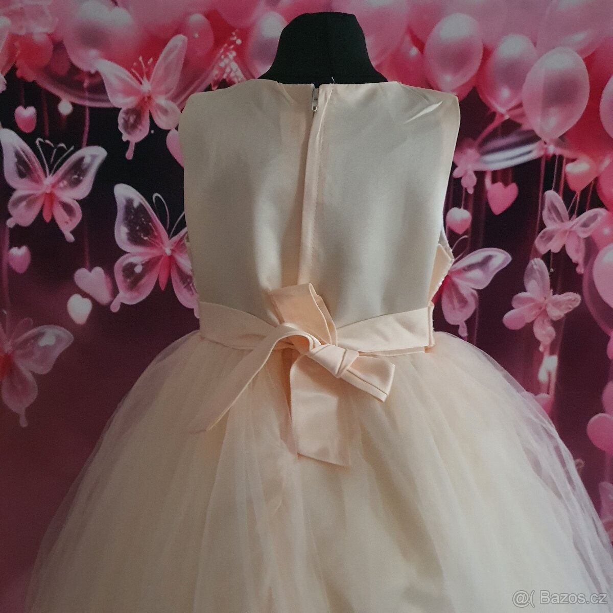 Dětské slavnostní asymetrické šaty - 6