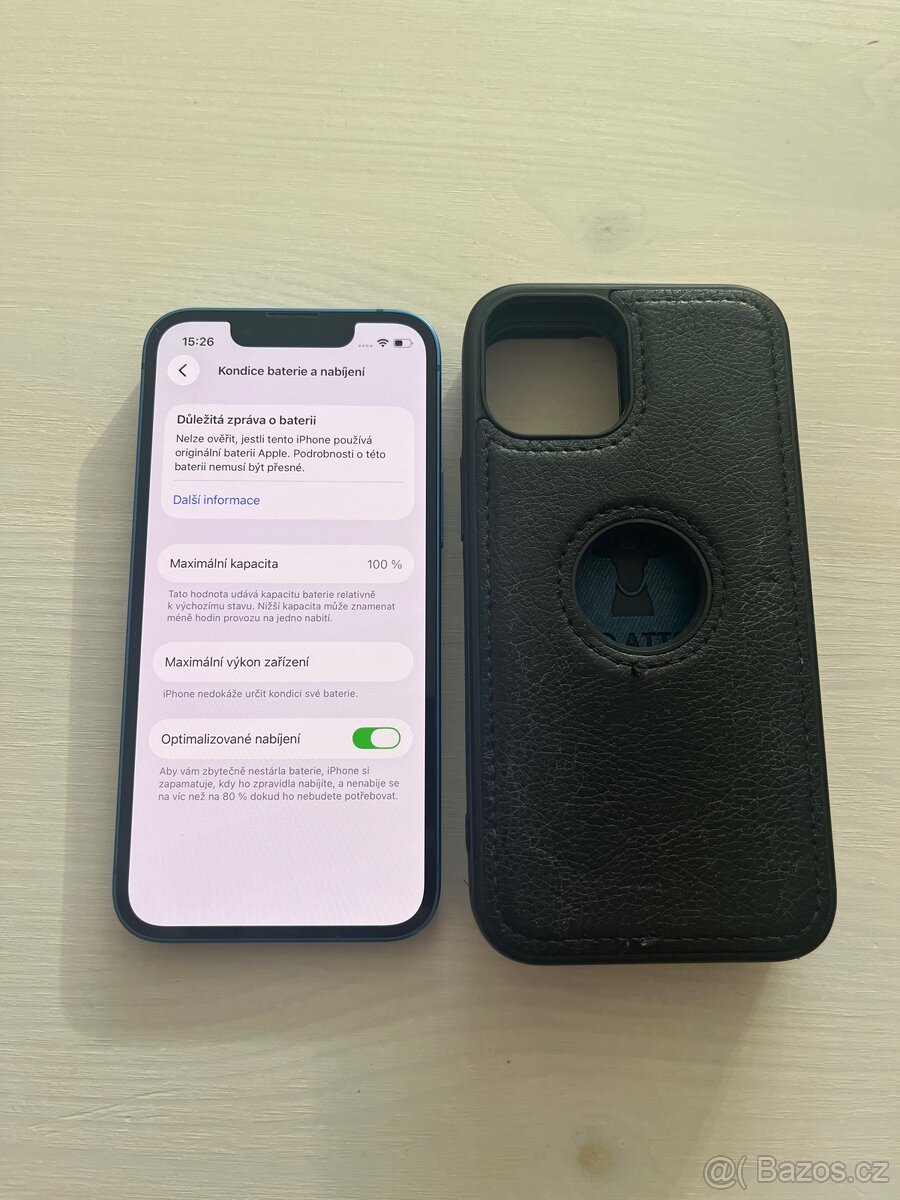 iPhone 13 mini 128 GB, 100 % baterie, iOS 26.3. - 6