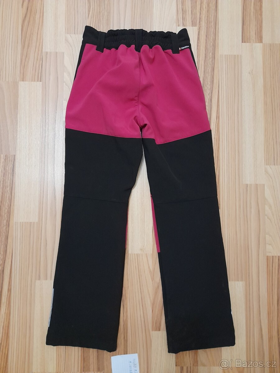 Softshellové kalhoty s fleecem, zateplené vel. 140/146 - 6