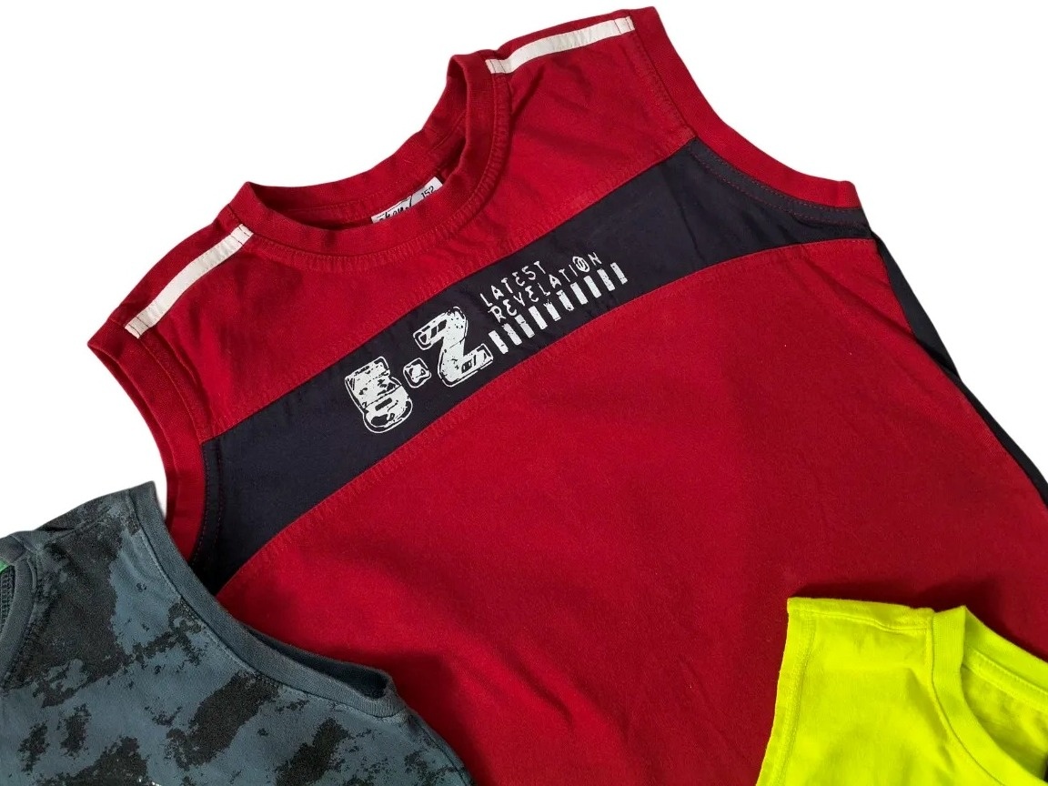 5 chlapeckých tílek vel.146/152 - 6