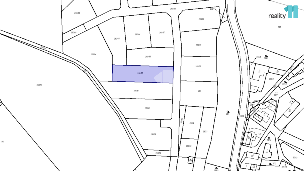 Prodej pozemku - 1143m2, Bystrá, Humpolec - 6