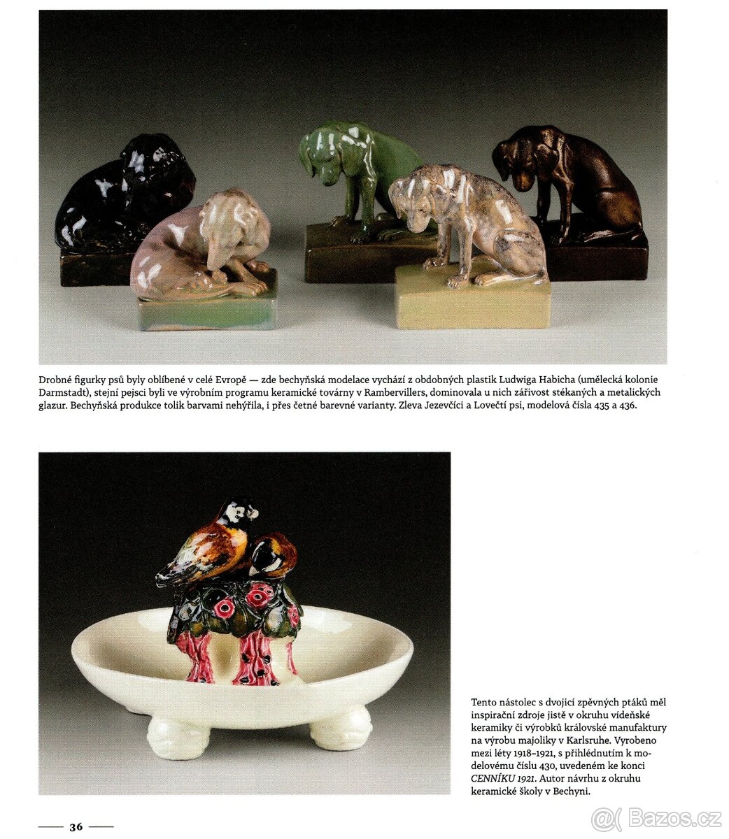 KERAMIKA z BECHYNĚ, 280 stran, soupis modelů - 6