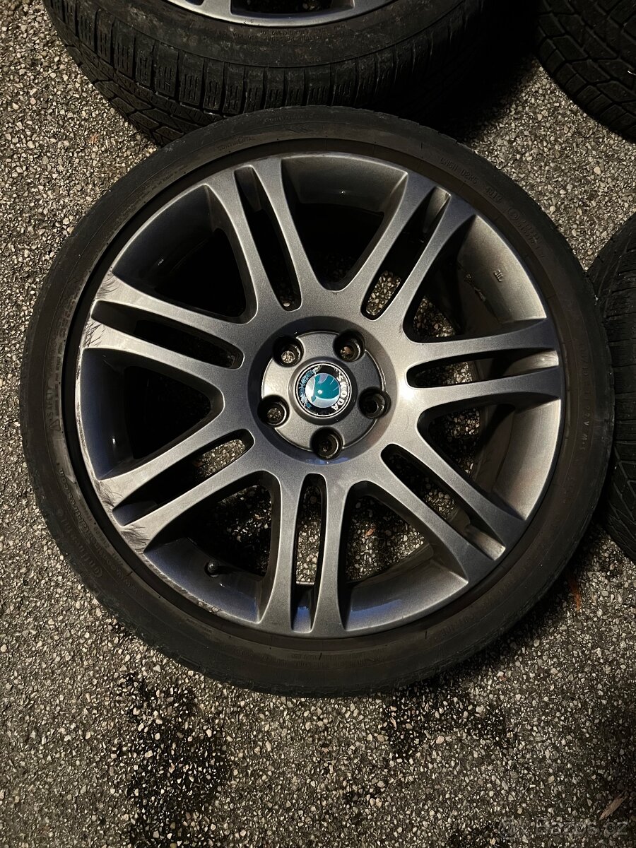 ALU Škoda Themisto 5x112 R18 (Superb II. original) - 6