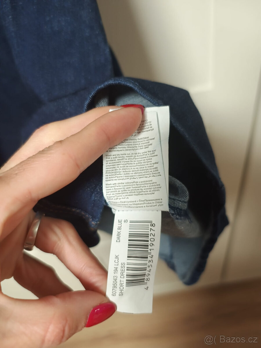 Nové jeans šaty Lee Cooper vel. S - 6
