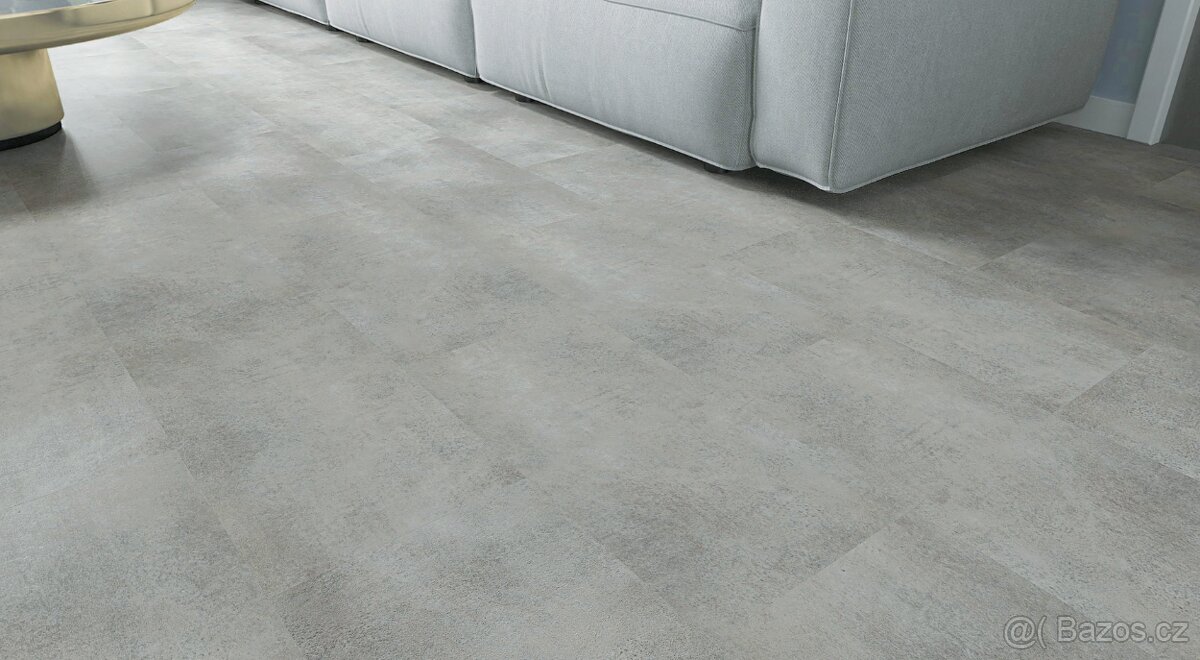 Nejodolnější vinylová SPC klik podlaha imitace betonu - 6