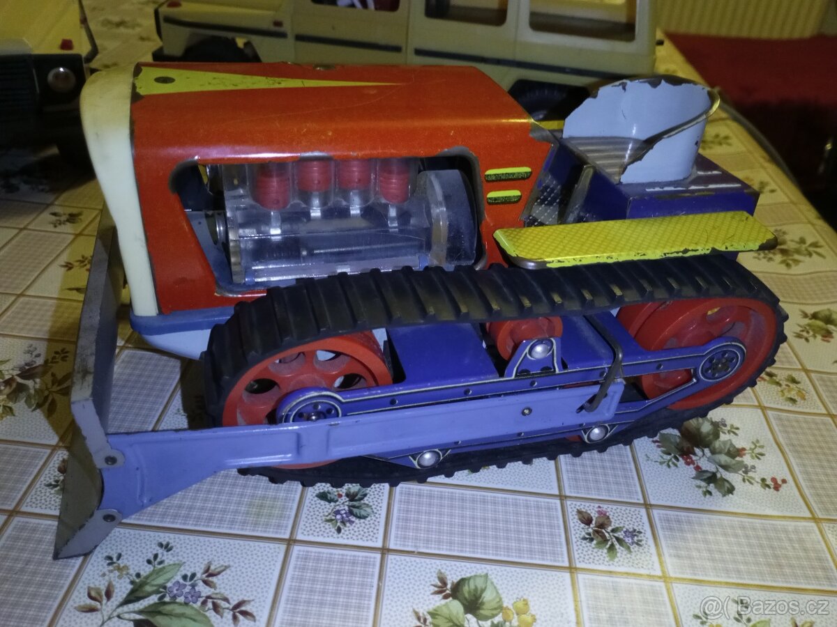 Staré hračky Mercedes piko a buldozer ites - 6