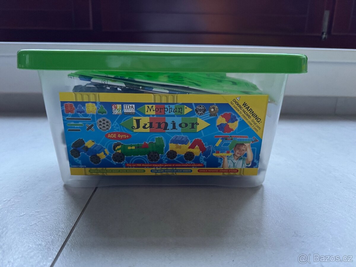 Tři velké stavebnice Morphun – komplet, různé velikosti (cca - 6