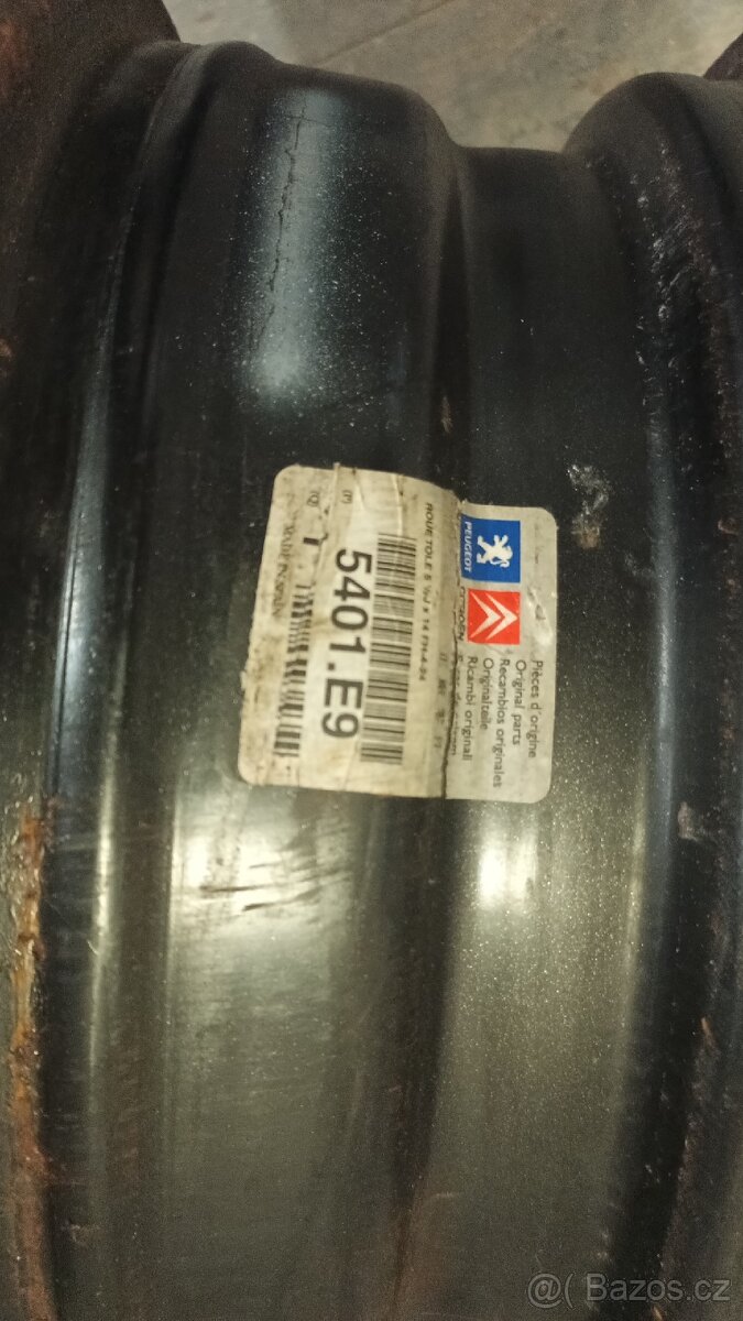 Plechové disky 4x108 - 6