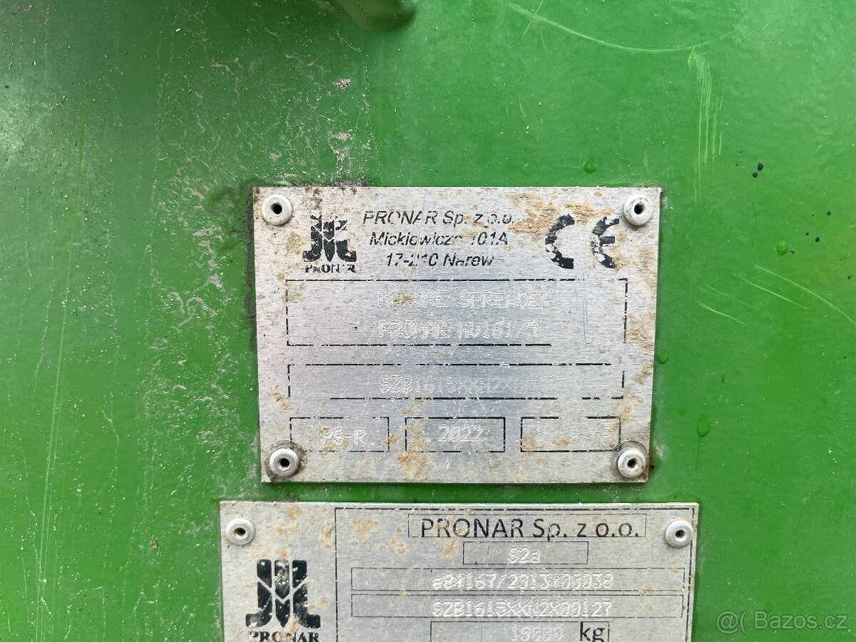 rozmetadlo hnoje PRONAR NV161/5 - 6
