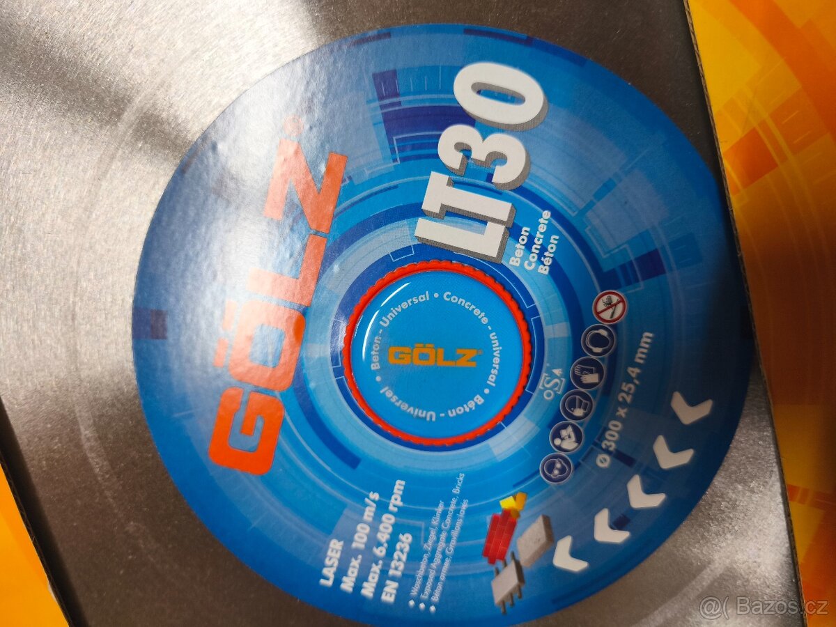 Diamantový kotouč 300 a 350 mm Gölz LT30 - 6