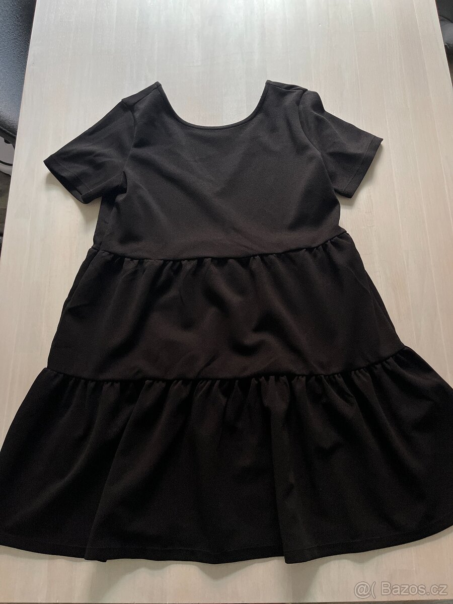 Černé mini sinsay šaty vel M - 6