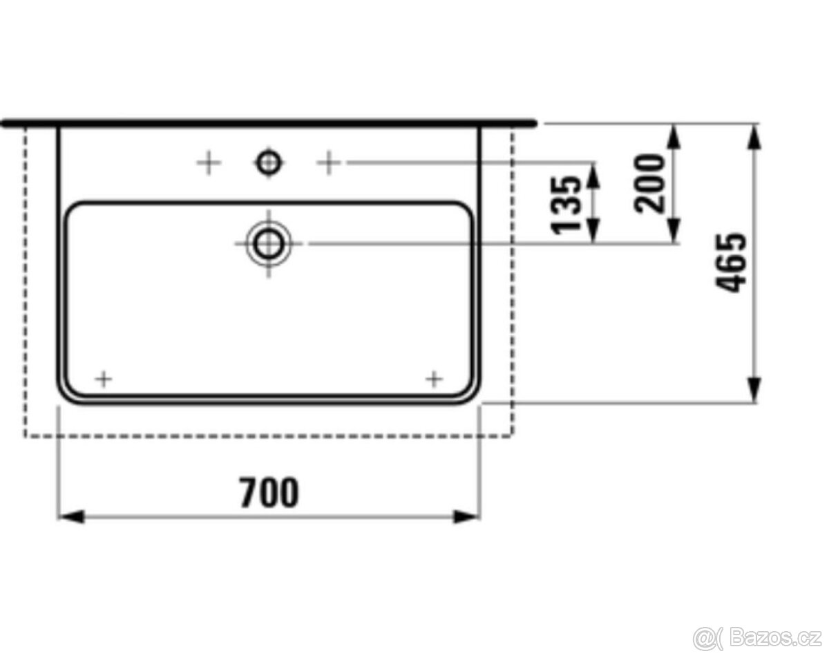Umyvadlo Laufen PRO S 70 - 6