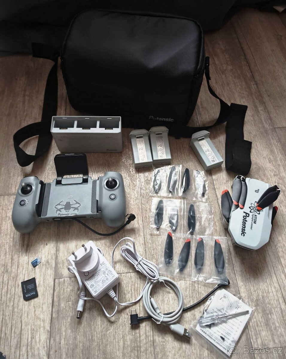 Dron Potensic Atom 2 Fly More Combo bílý PC: 10 990,- - 6