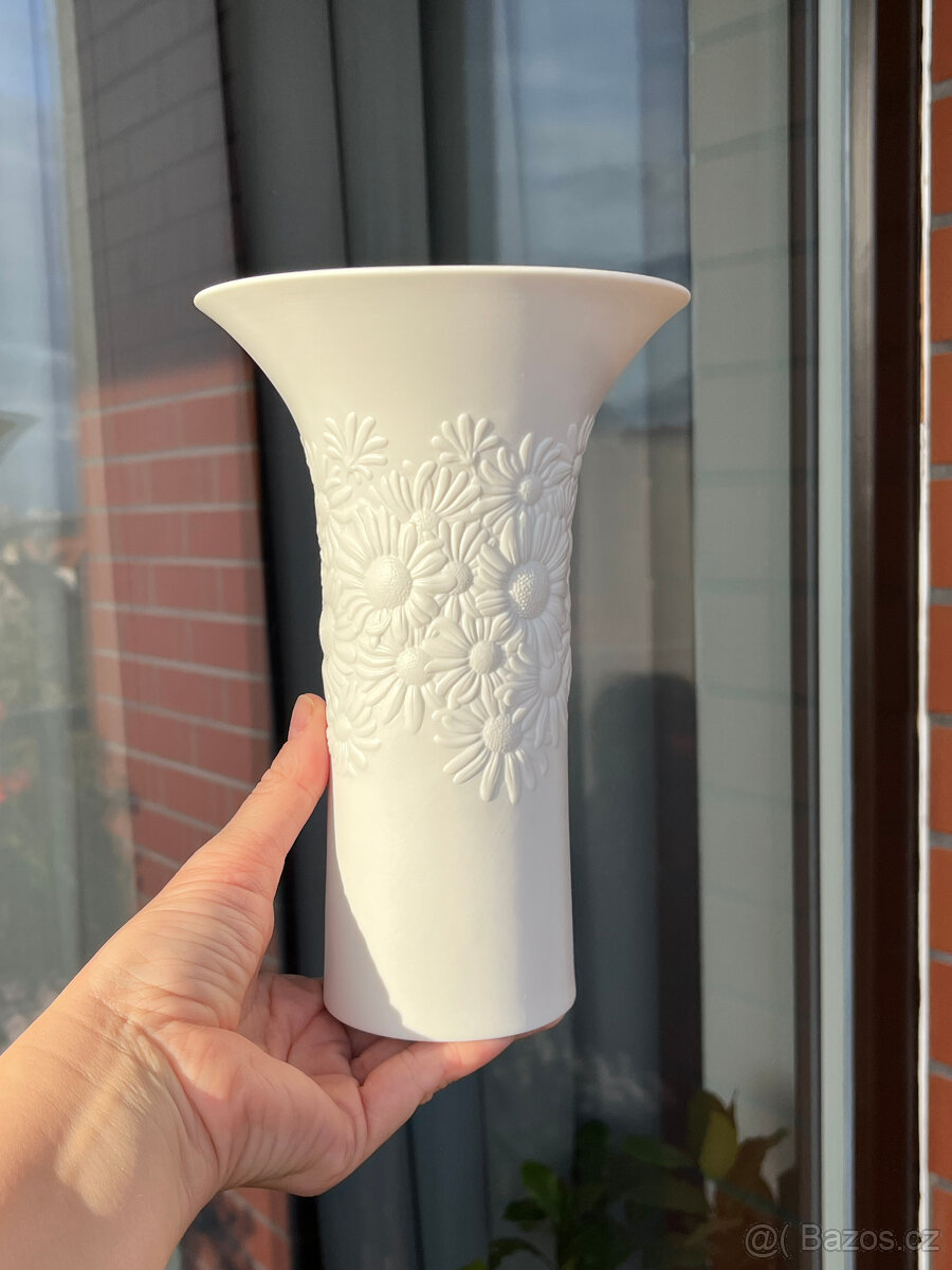 Rosenthal Biskvitová Op Art váza 20.5 cm, R. Nairac - 6