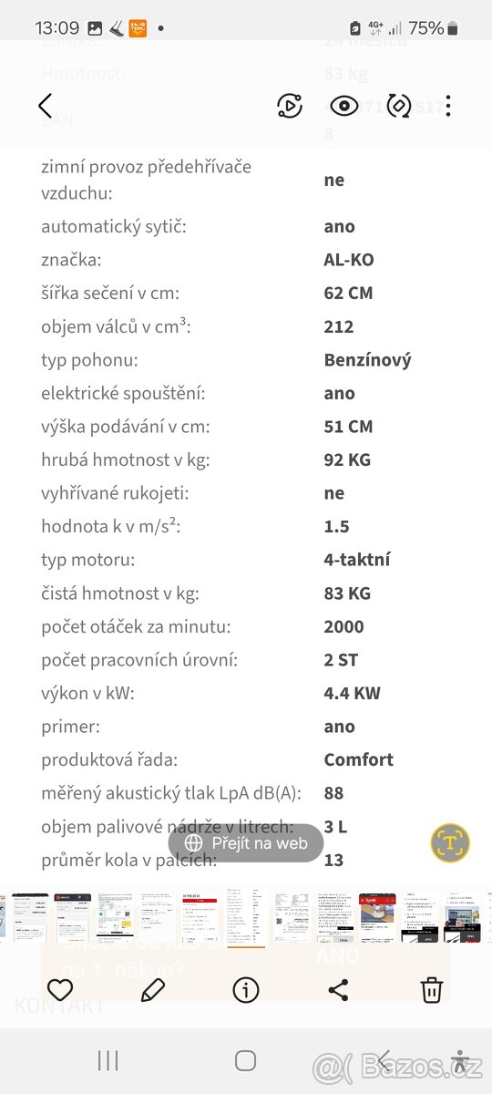 Sněhová fréza AL-KO Snow Line 620EII - 6