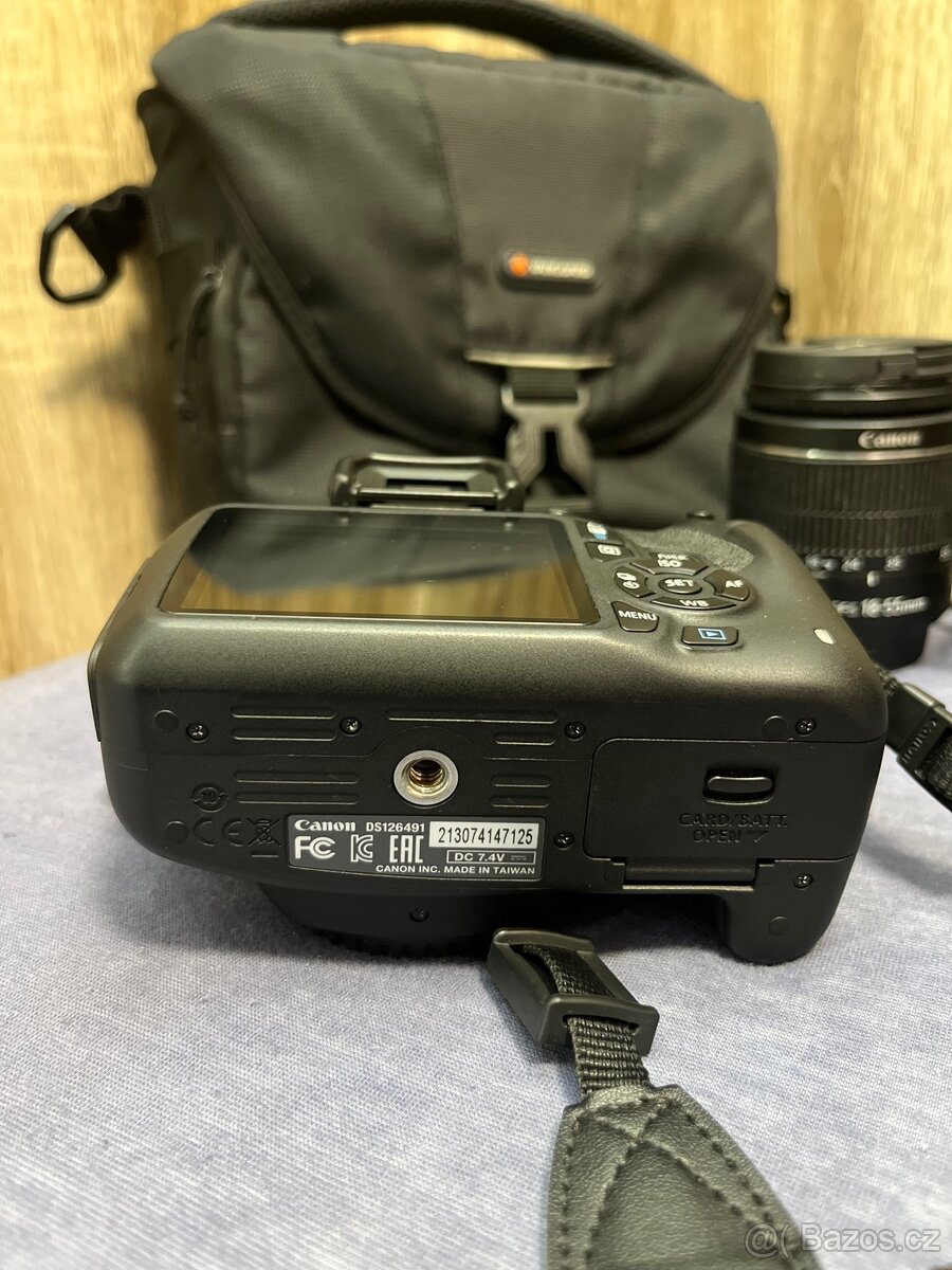 Canon 1200d + 18-55mm + příslušenství - 6