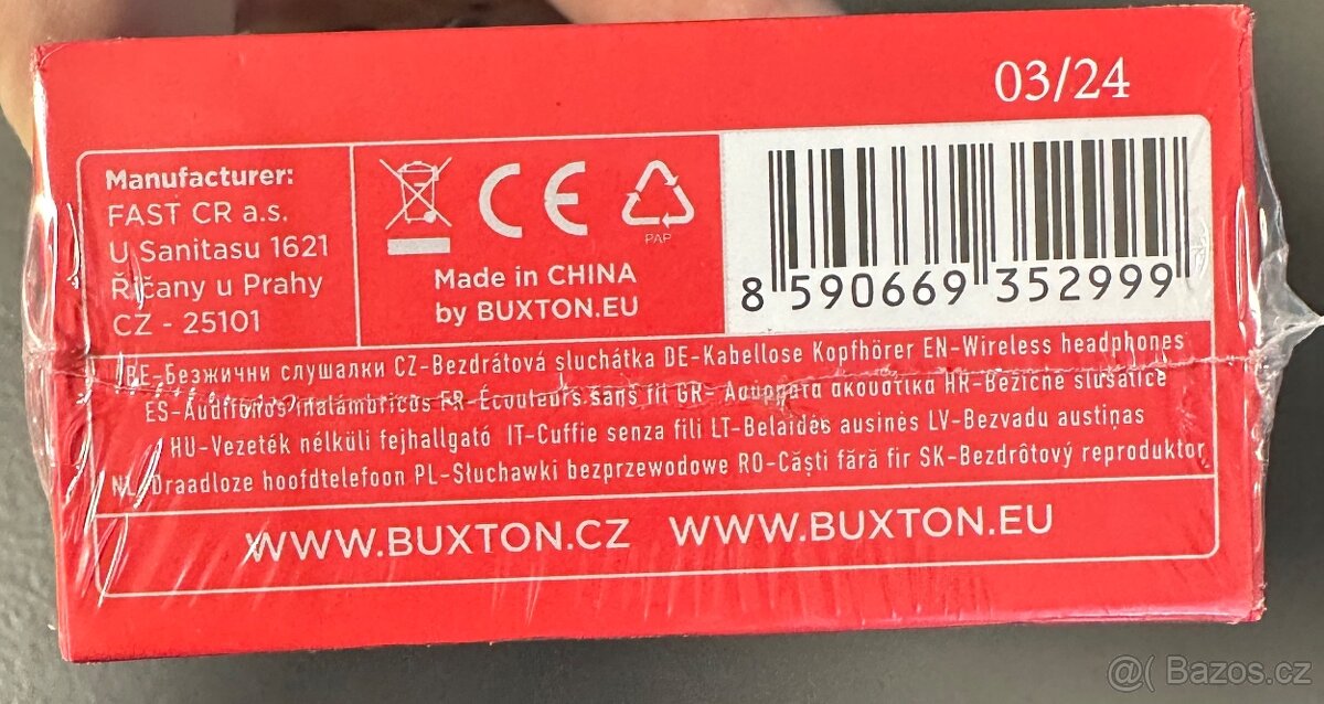 Sluchátka - Buxton BTW 3800 black - 6