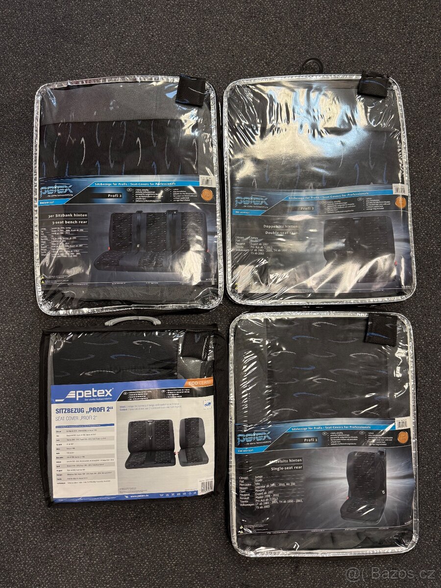 Potahy Profi 2 modré na dodávky - 6