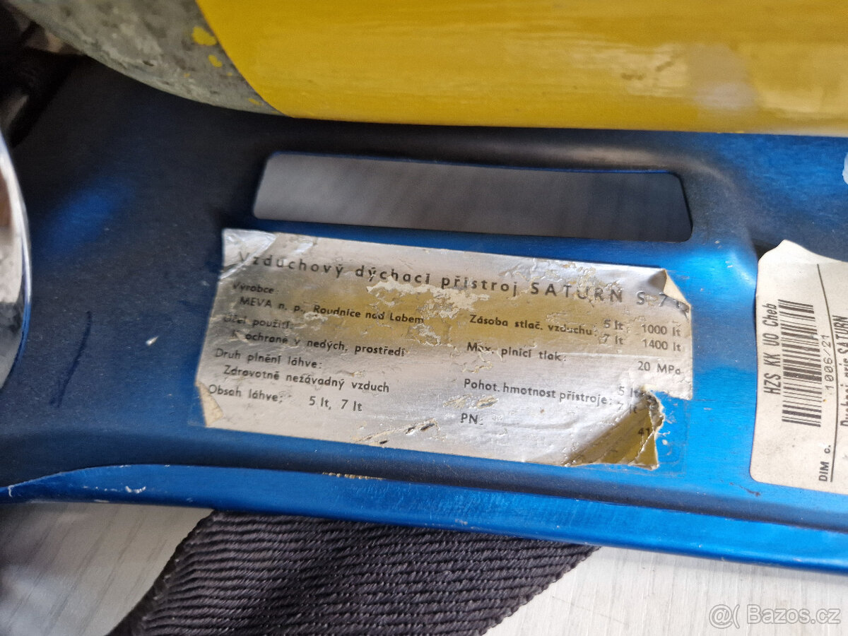 Prodám dýchací přístroj Saturn - 6