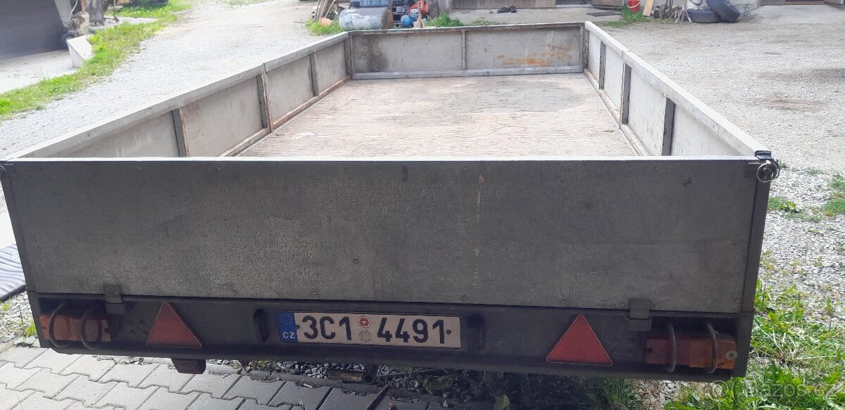 Bržděný přívěs Agados 2x4m - 6